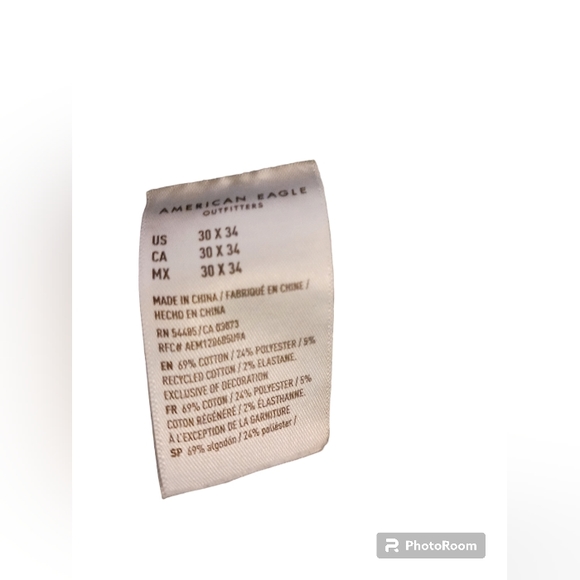 American Eagle Outfitters mens Airflex jeans. 30x34 - Picture 6 of 6